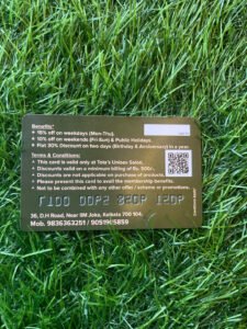 tota's unisex salon card 1